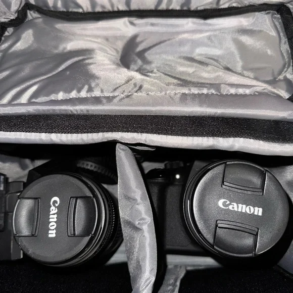 Canon T5 Rebel with accessories
